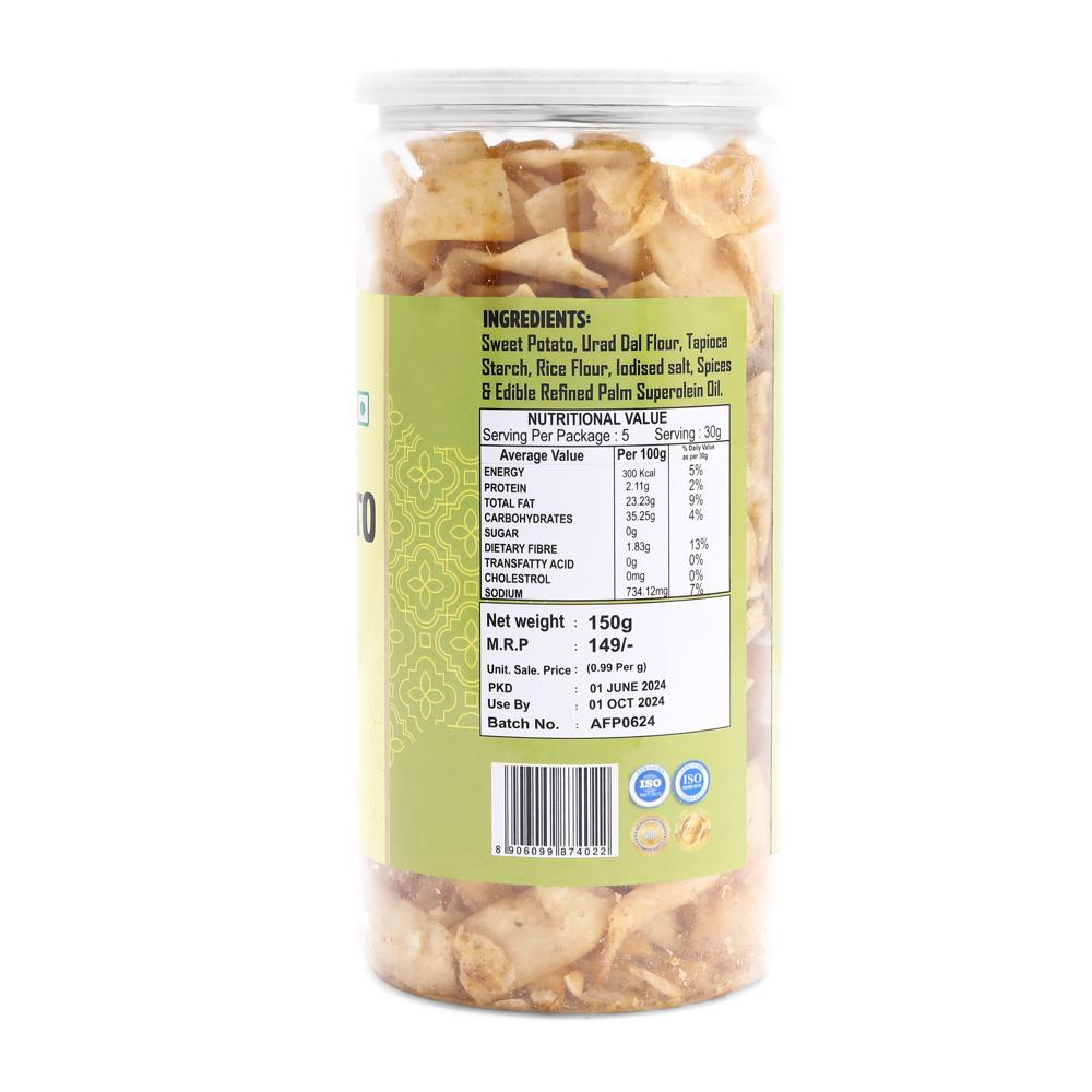 Sweet potato Bhel Chaska chips