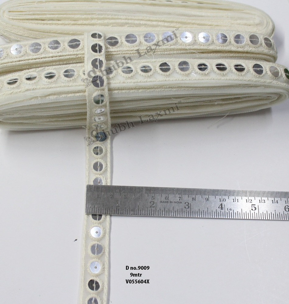 Off Withe Sequence Lace