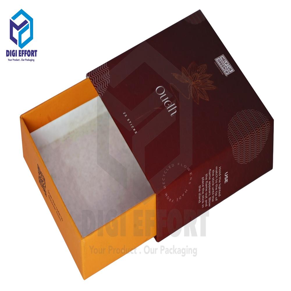 Rigid Box For Dhoop - Customizable Rigid Boxes, Any Size & Design Available | Low Moq Options For Versatile Packaging Solutions