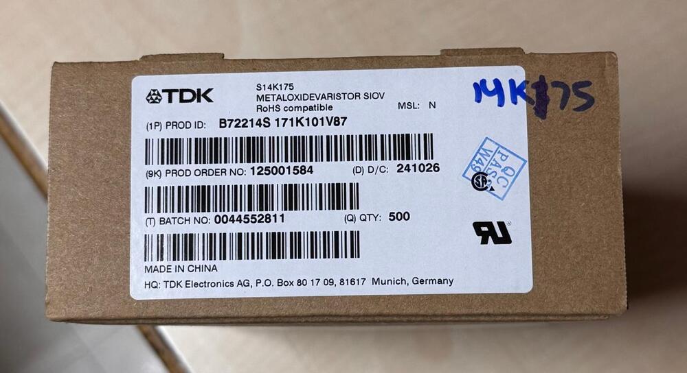B722214S171K101V87 (S14K175)