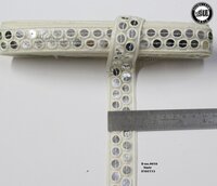 Fancy Lace Sequence Trims Lace - Color: Off Wihte
