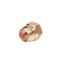 Brass Air Brake Hose Nut - Color: Golden