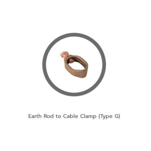 Type G Earth Rod To Cable Clamp