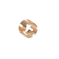 Brass Air Brake Hose Sleeve - Color: Golden