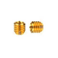 Brass Wood Insert - Color: Golden