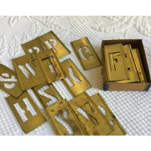 Rectangular Brass Stencils