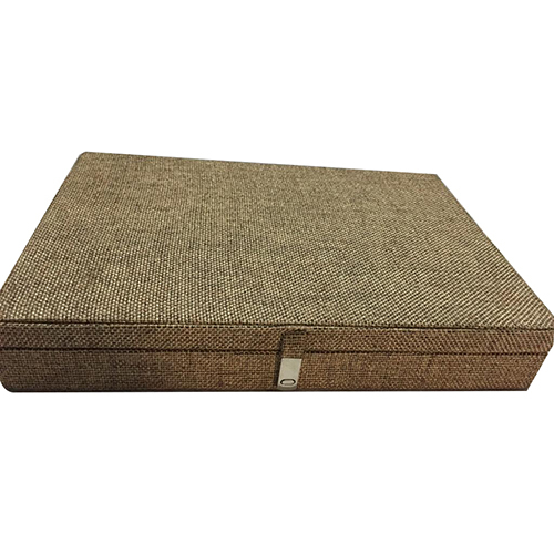Jute Storage Box For Eyewear Holding 8 Pcs - Length: 35 Cm