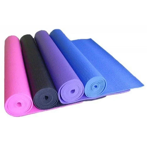 Rubber Yoga Mat - Color: Multicolor