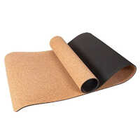 Cork Yoga Mat - Color: Black