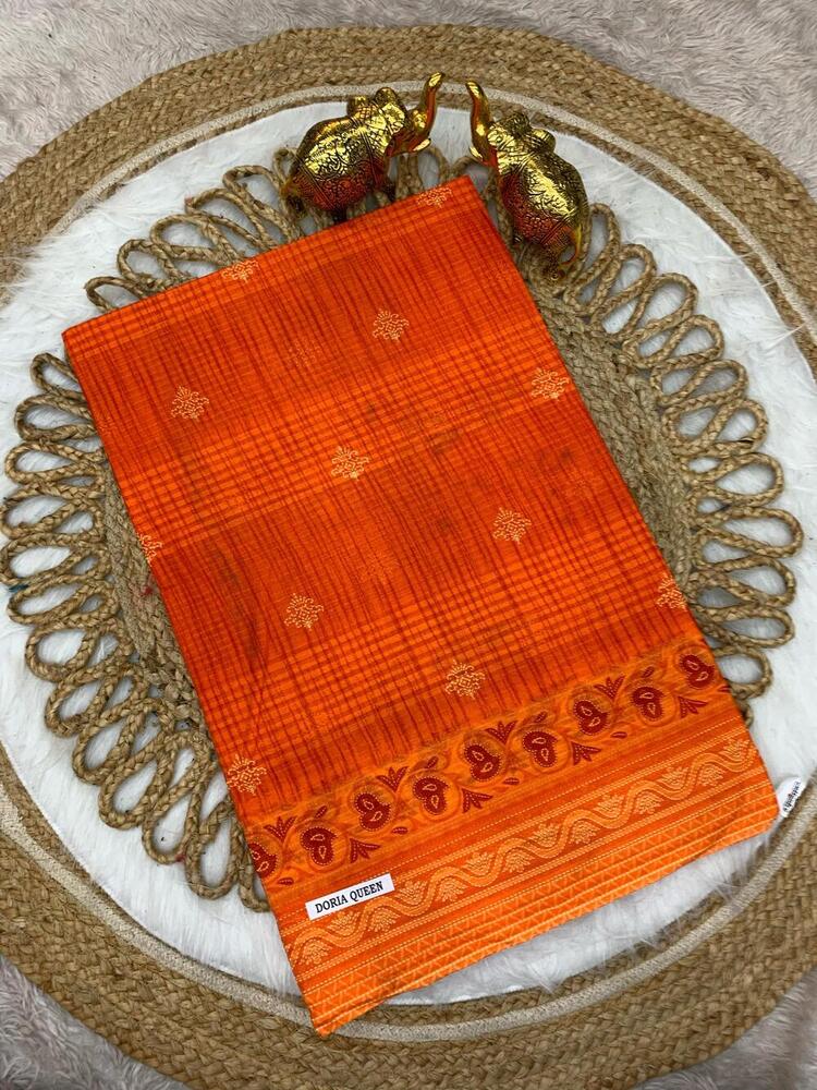 Soft Linen Saree - Color: Different Available