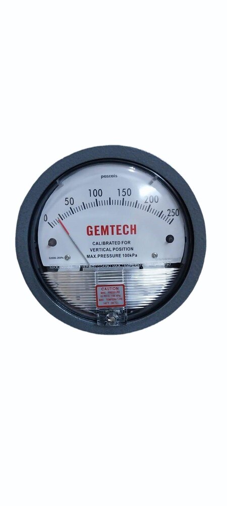 Model G2000-250PA GEMTECH Differential Pressure Gauge Range 250 PA