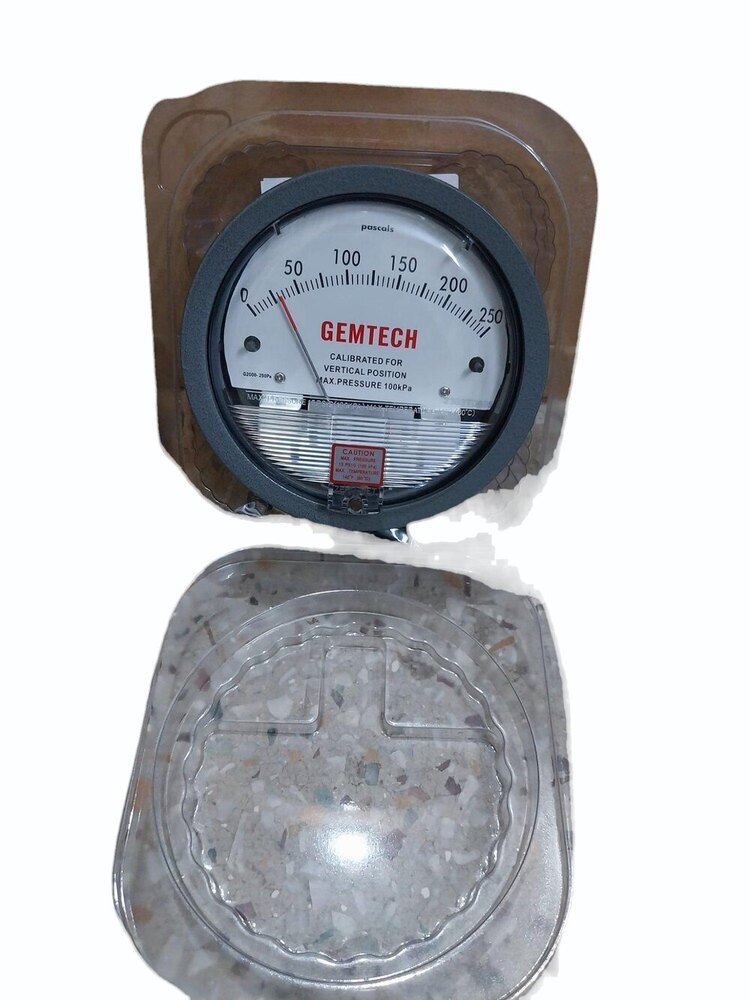 Model G2000-250PA GEMTECH Differential Pressure Gauge Range 250 PA