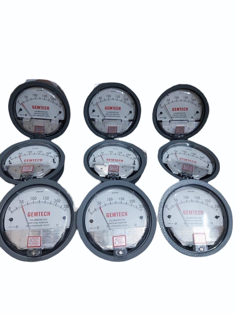 Model G2000-250PA GEMTECH Differential Pressure Gauge Range 250 PA
