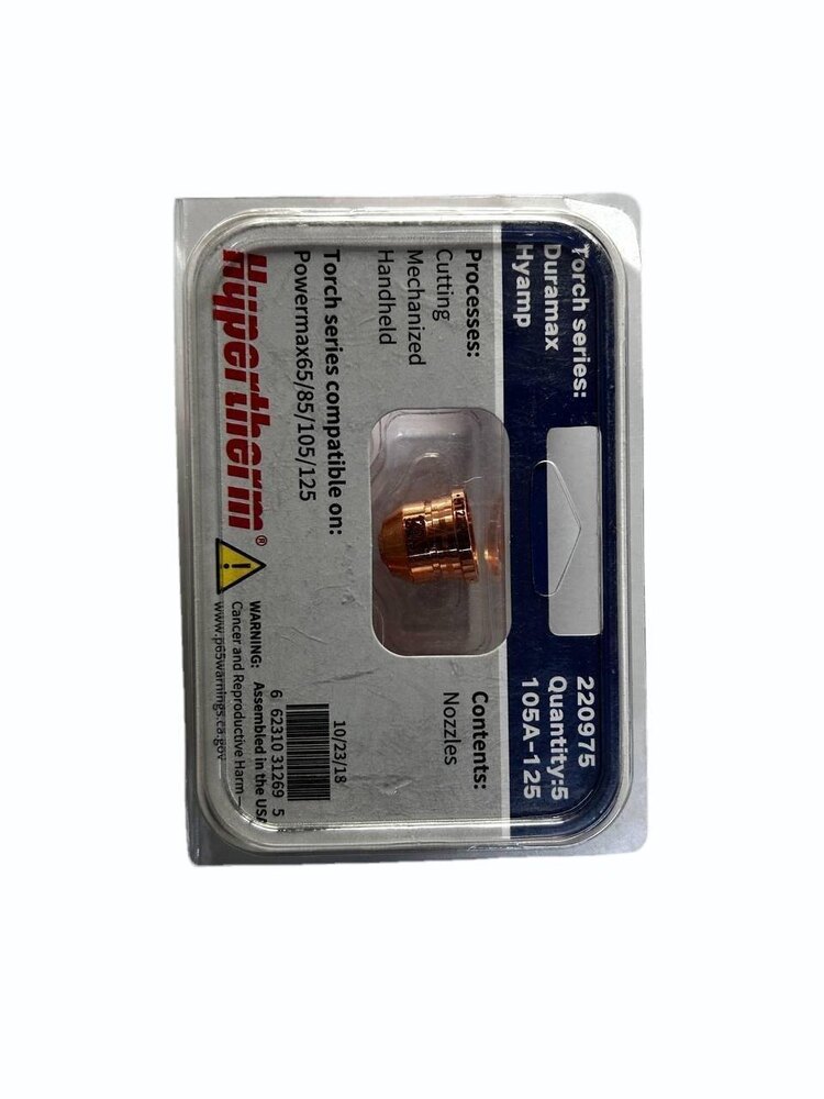 Hypertherm PMX 125 HAND TORCH NOZZEL (220975)