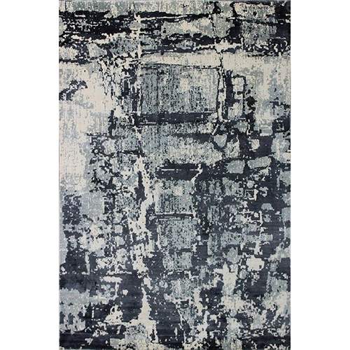 D No-073 Printed Double Back Loom Knotted Floor Carpet - Color: Multicolor