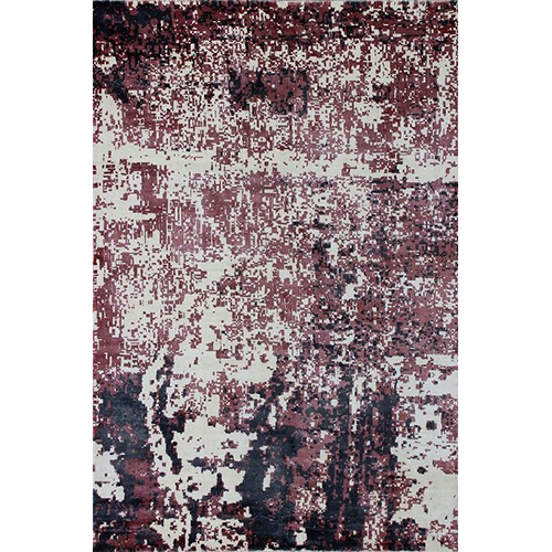 D No-074 Printed Double Back Loom Knotted Floor Carpet - Color: Multicolor