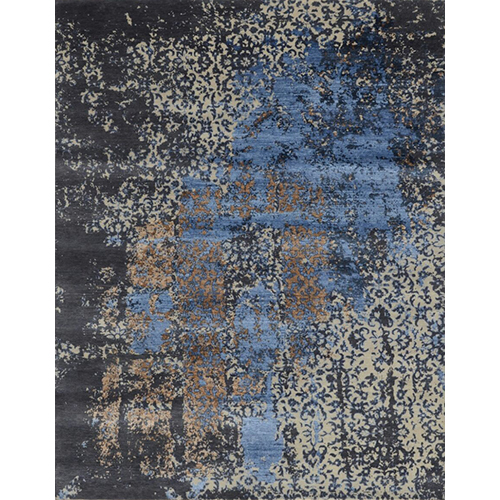 D No-052 Hand Knotted Weave Made By Wool Carpet With Mixed Bamboo Silk Yarn