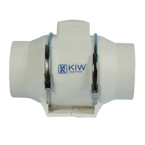 Agilo Kiw4S Duct Inline Exhaust Fan - Color: White
