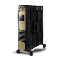 7013 11 Fin Glen Oil Filled Radiator Heater - Color: Black