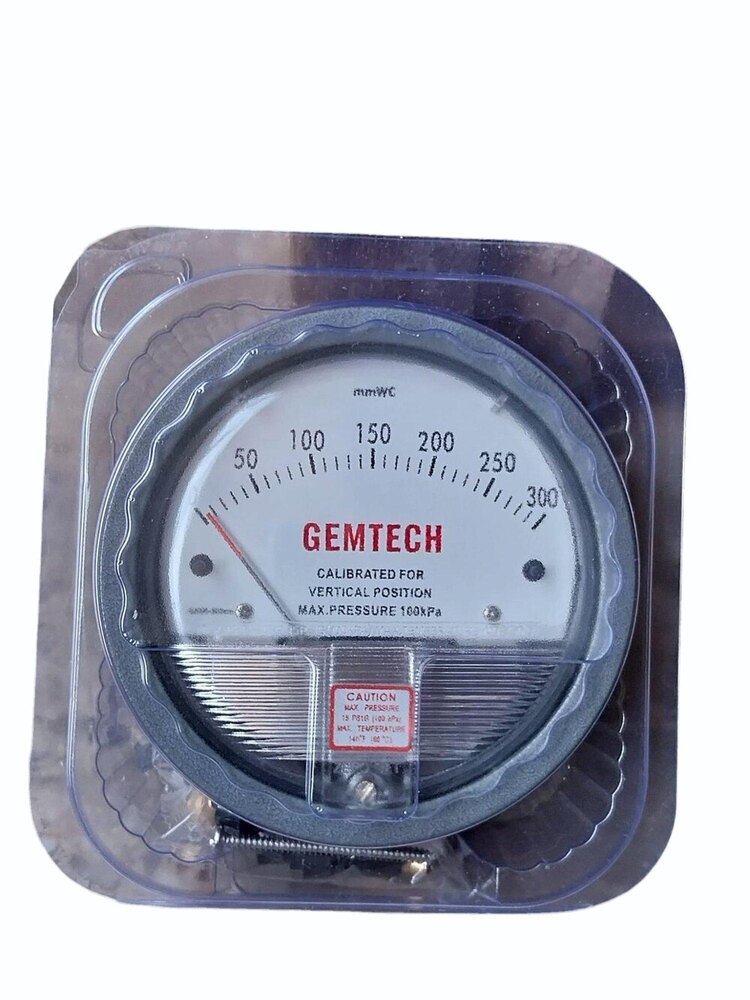 Model G2000-125pa Gemtech Differential Pressure Gauge Range 125 Pa