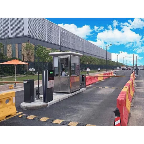 Automatic Parking Barrier Gate - Color: Silver