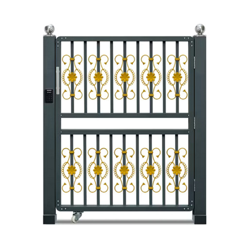 Customize European Style Auto Electrical Industrial Folding Intelligent Gate - Color: Black