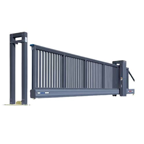 Custom Size Telescopic Sliding Gate - Color: Black