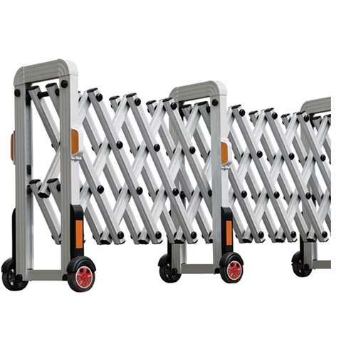 Innovative Design Aluminum Alloy Road Accordion Barrier - Color: White