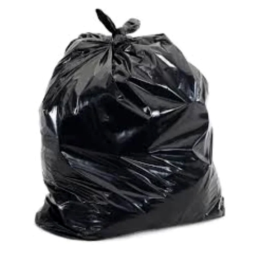 Plain Garbage Bag - Color: Black