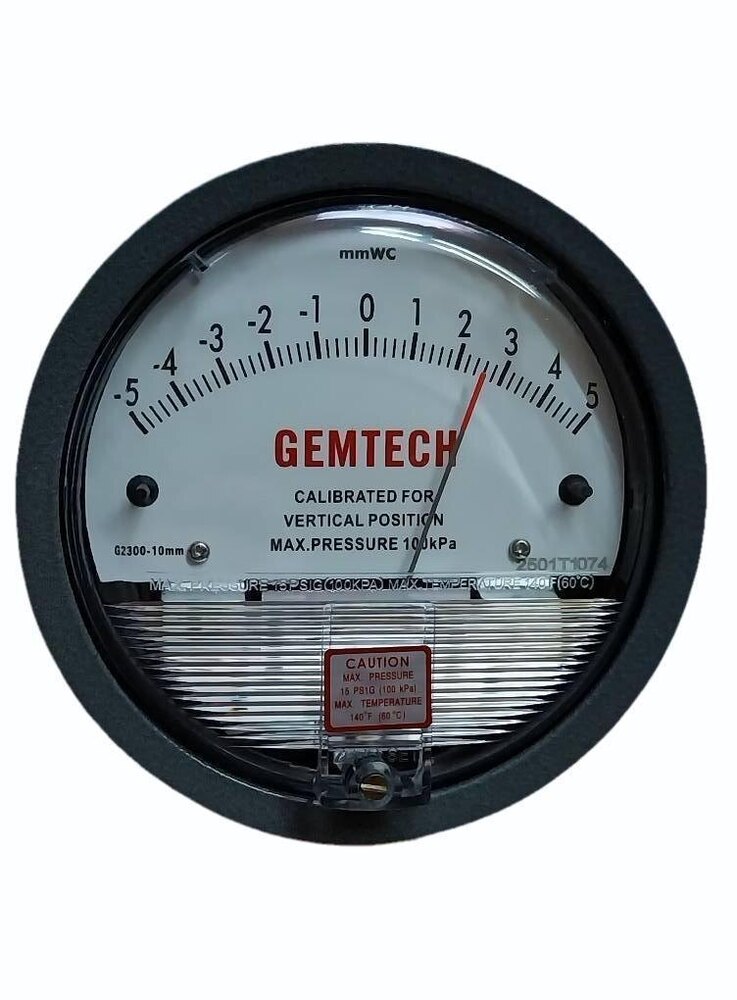 GEMTECH Differential Pressure Gauge By Selaqui Dehradun Uttarakhand