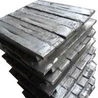 Lead Ingots (vedanta) - Industrial Lead Ingots, Rectangular Shape, Silver Color, Zinc Plated, Standard Grade, Operating At 327.4â°c, Weight Approx. 24-25 Kgs