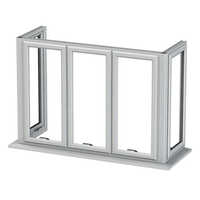 Upvc Bay Window - Color: Silver