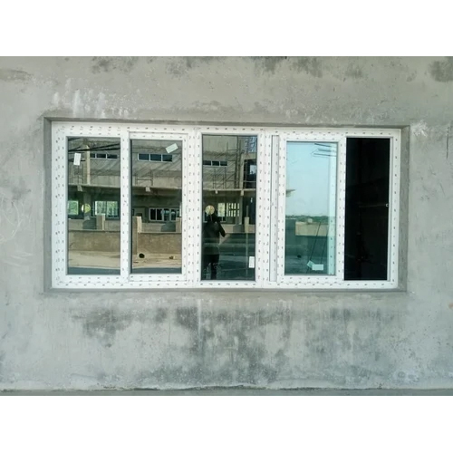 UPVC Frameless Sliding Mesh Door