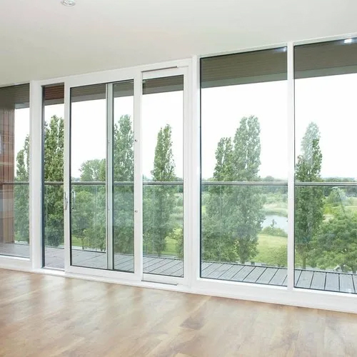 Upvc Sliding Door - Color: White