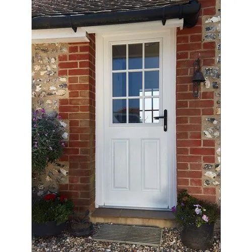 Exterior Upvc Door - Color: White