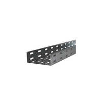 Perforated Cable Tray - Steel, Silver Color | Powder Coated Finish, Durable Protection, Warranty Included For Long-term Performance