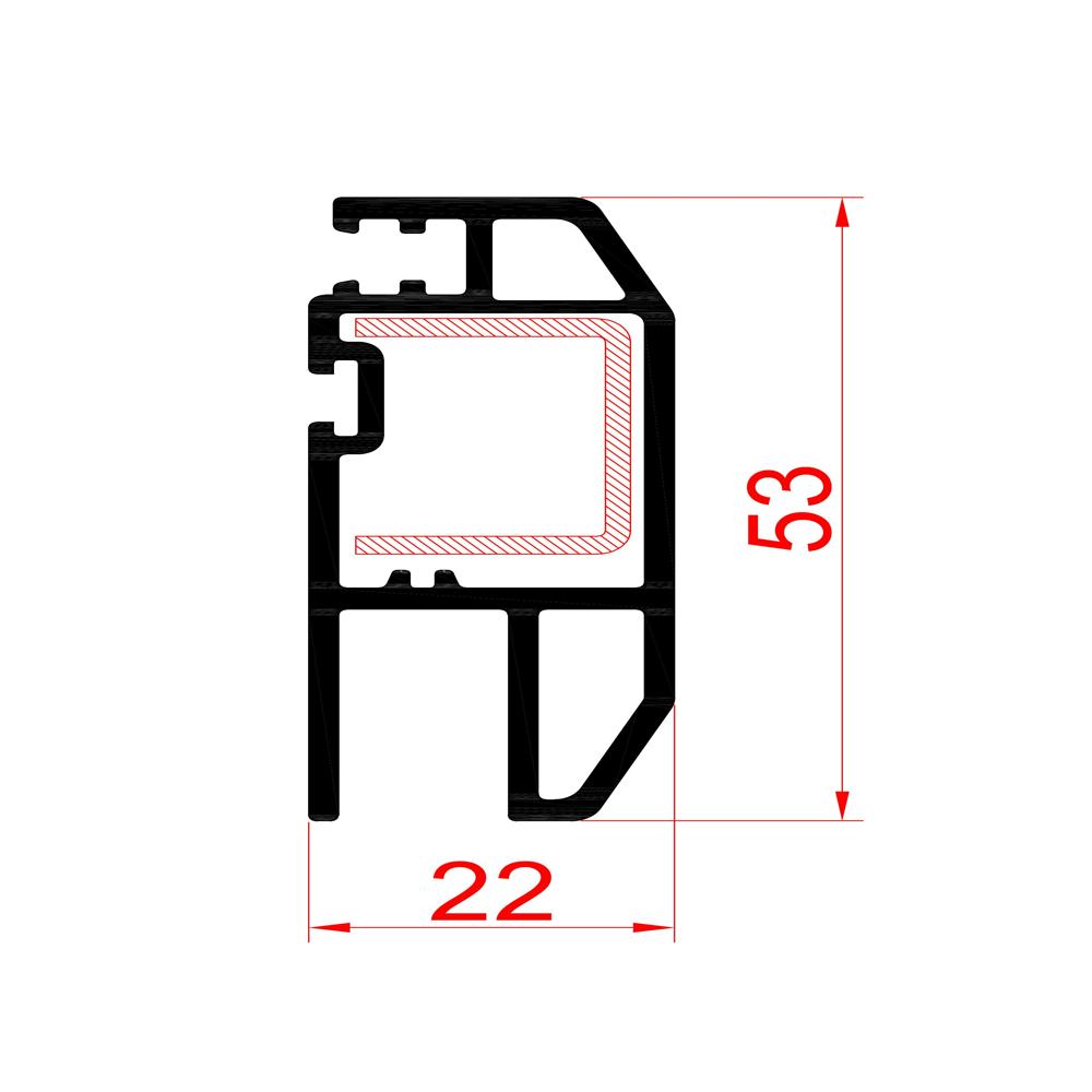 Upvc Mesh Profile - Color: As Per Availability
