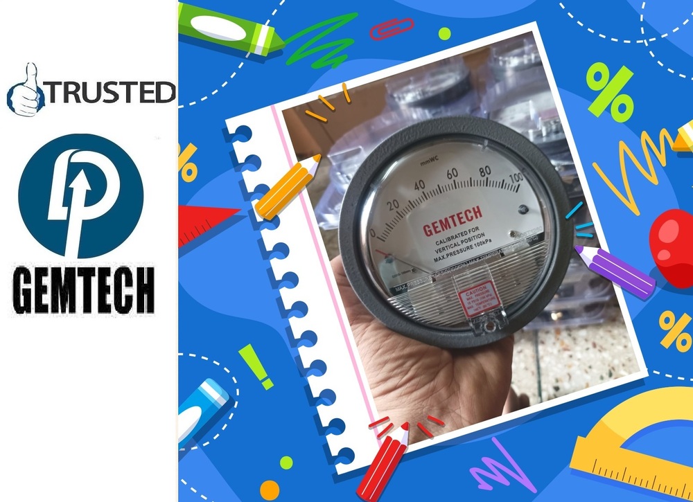 Popular GEMTECH Differential Pressure Gauge Dealers in Chawri Bazar,Delhi-110006