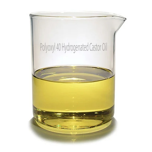 Poly Oxy 40 Hydrogenated Castor Oil - Hydroxyl Value: Between 154 And 162