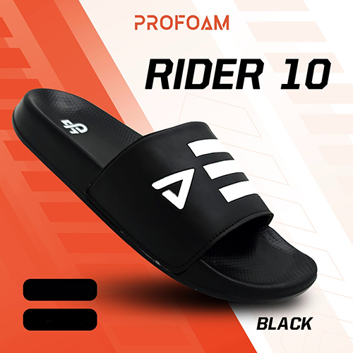 Rider 10 Black Profoam Slippers