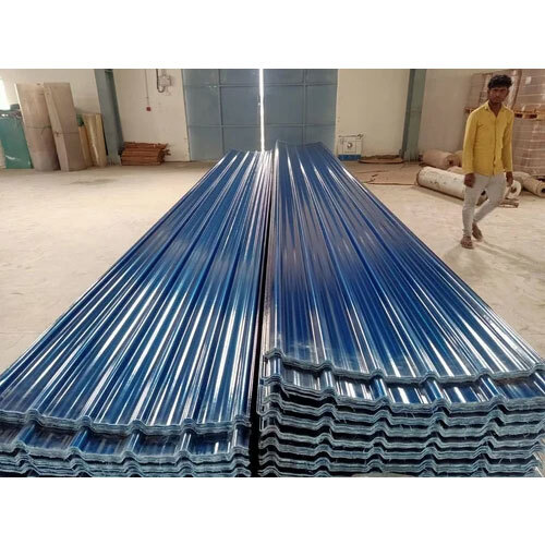 Blue GI Roofing Sheet