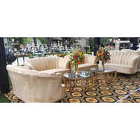 Vip Banquet Hall Covered Sofa - Color: Cream