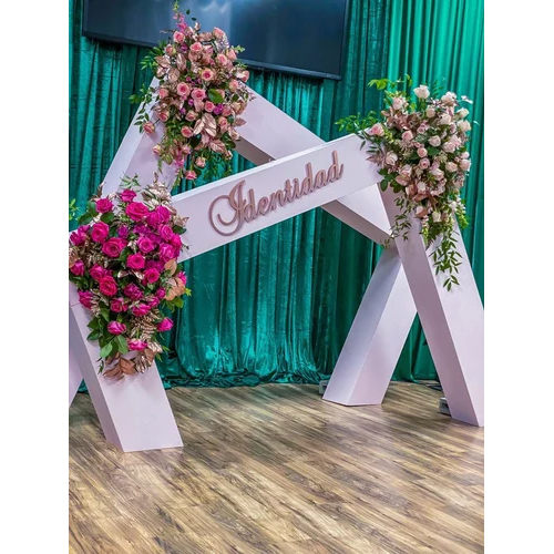 Tilted Floral Backdrop