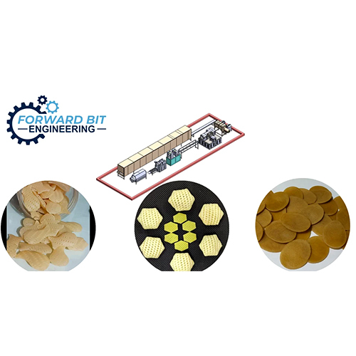 SS304 3D Fryums Making Machine