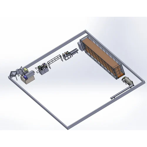 350 KG 3D Fryums Making Machine