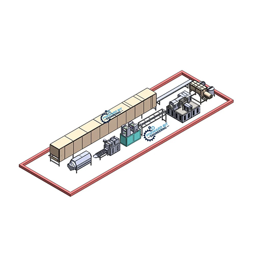Wheel Shape Fryums Making Machine