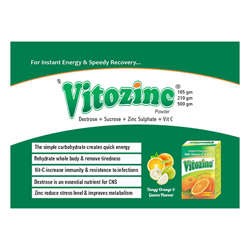 Dextrose Sucrose Zinc Sulphate Energy Powder - Efficacy: Promote Healthy & Growth