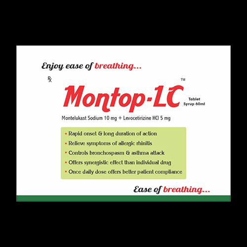 Montelukast Sodium Levocetirizine Tablets - Drug Type: General Medicines