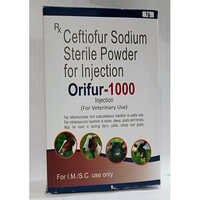 Ceftiofur Sodium  With Tray & Syring Or Needle - Ingredients: Chemicals