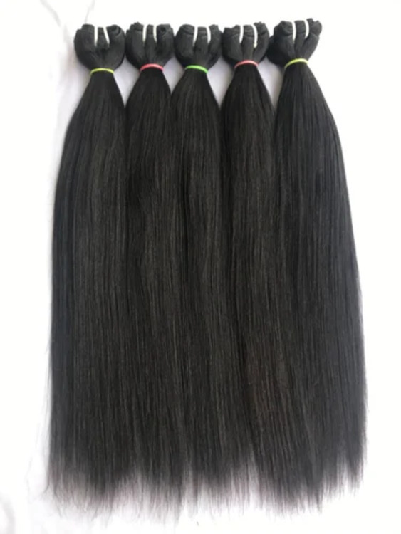 Natural Black Straight Human Hair Extension, Premium Remy Hair Extension